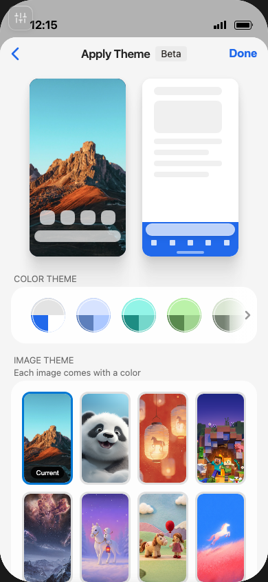 emOS Theme Hub